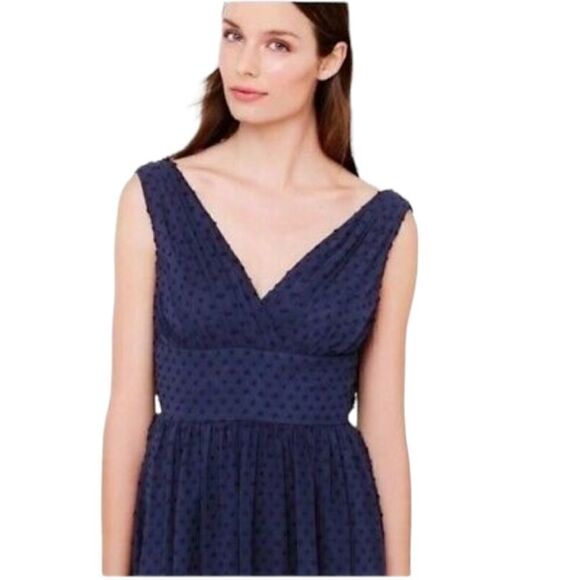 J.Crew Marlow Swiss-Dot Dress. Royal Blue 8P#026 - Picture 10 of 16
